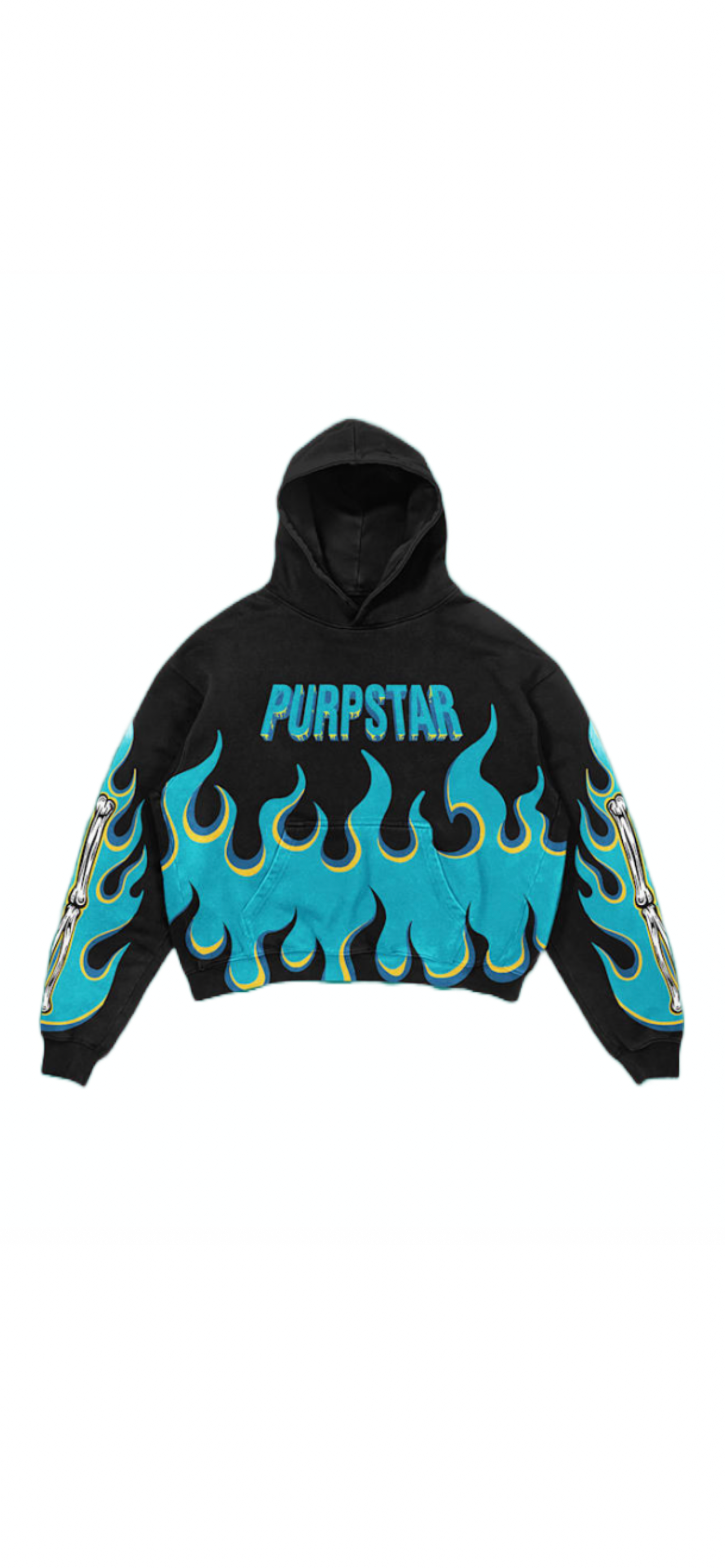 Blue Flame Hoodie