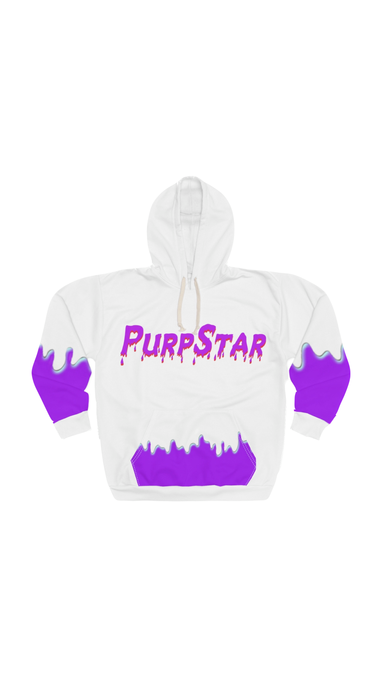 Midnight Purp Hoodie (White)